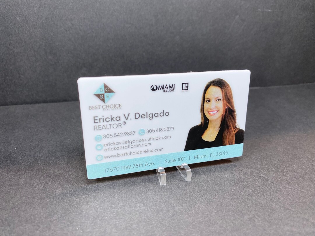Premium NFC Business Card With QR Code - No Touch Business Card - Etsy