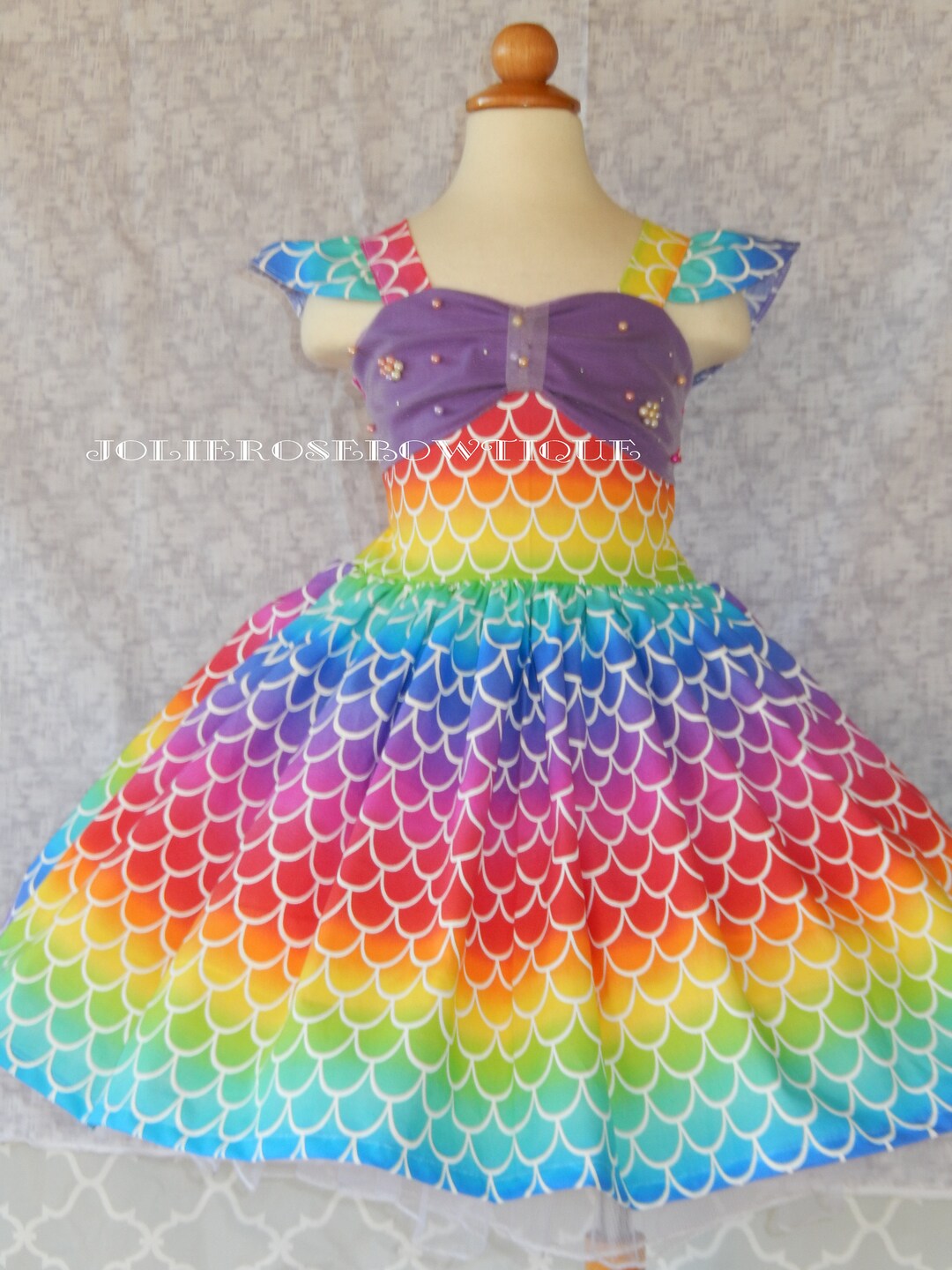 Mermaid Dress, the Little Mermaid Dress,girls Mermaid Dress, Mermaid