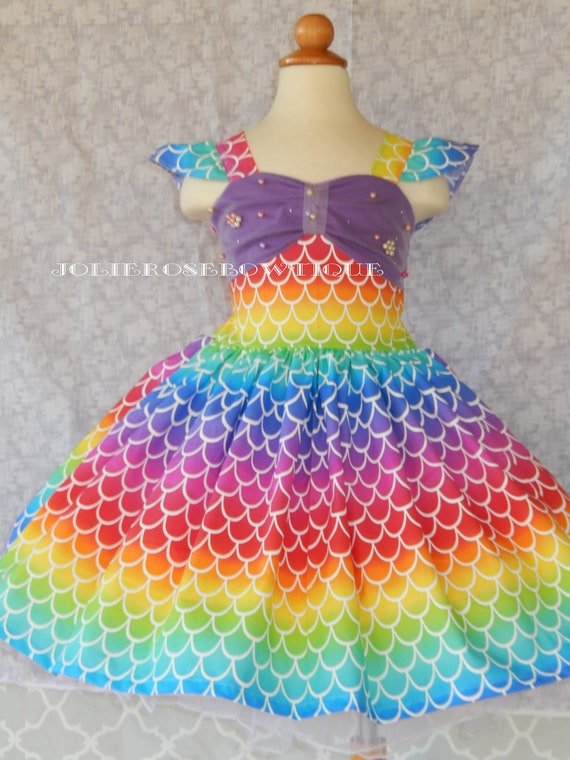 etsy little mermaid dress Girls Mermaid Birthday Dress | Lavender Twirl Dress | Under the Sea Party Dress | Boutique Mermaid Outfit | Ariel | Little Mermaid