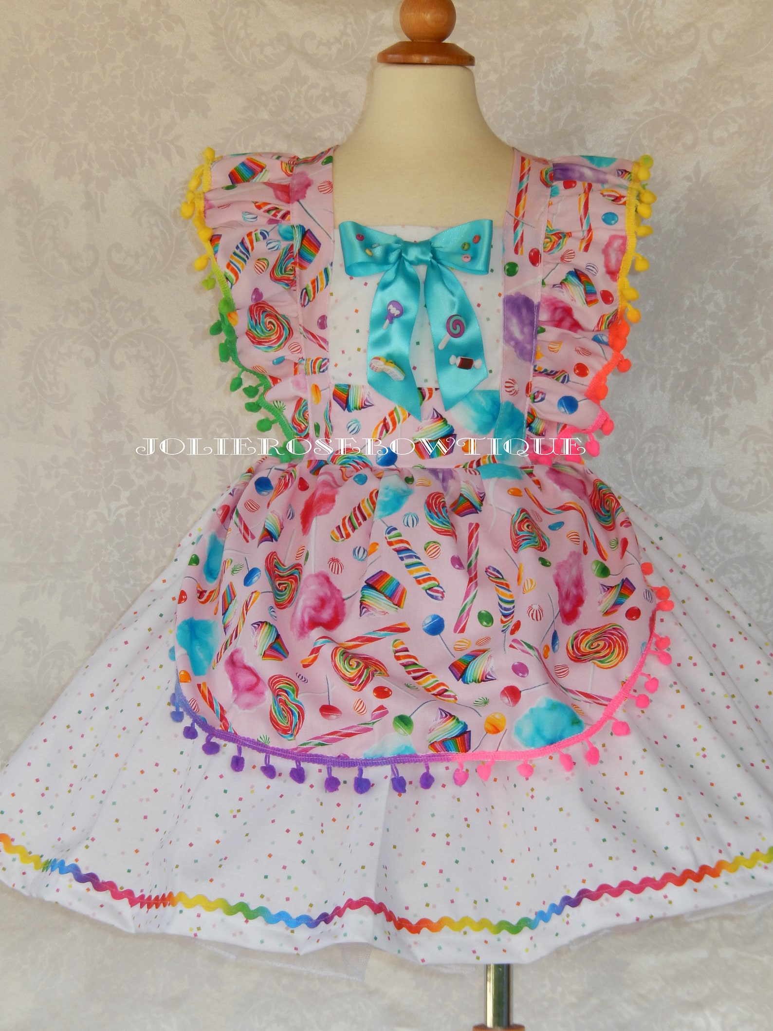 Candy Land Dresscandy Land Girl Dress Candy Land Party Etsy