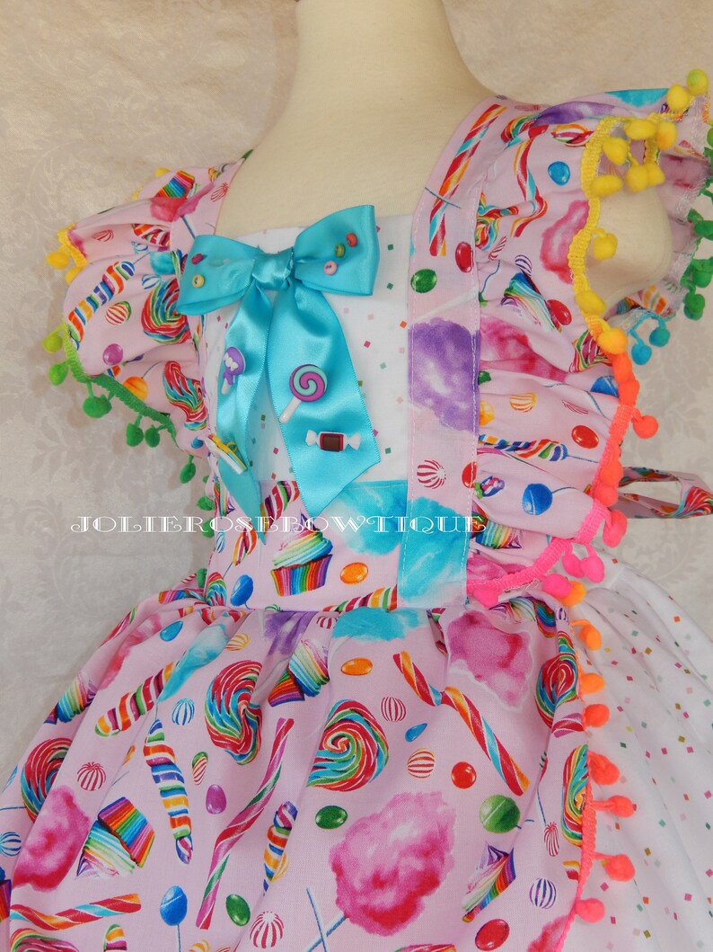 Candy Land Dresscandy Land Girl Dress Candy Land Party Etsy