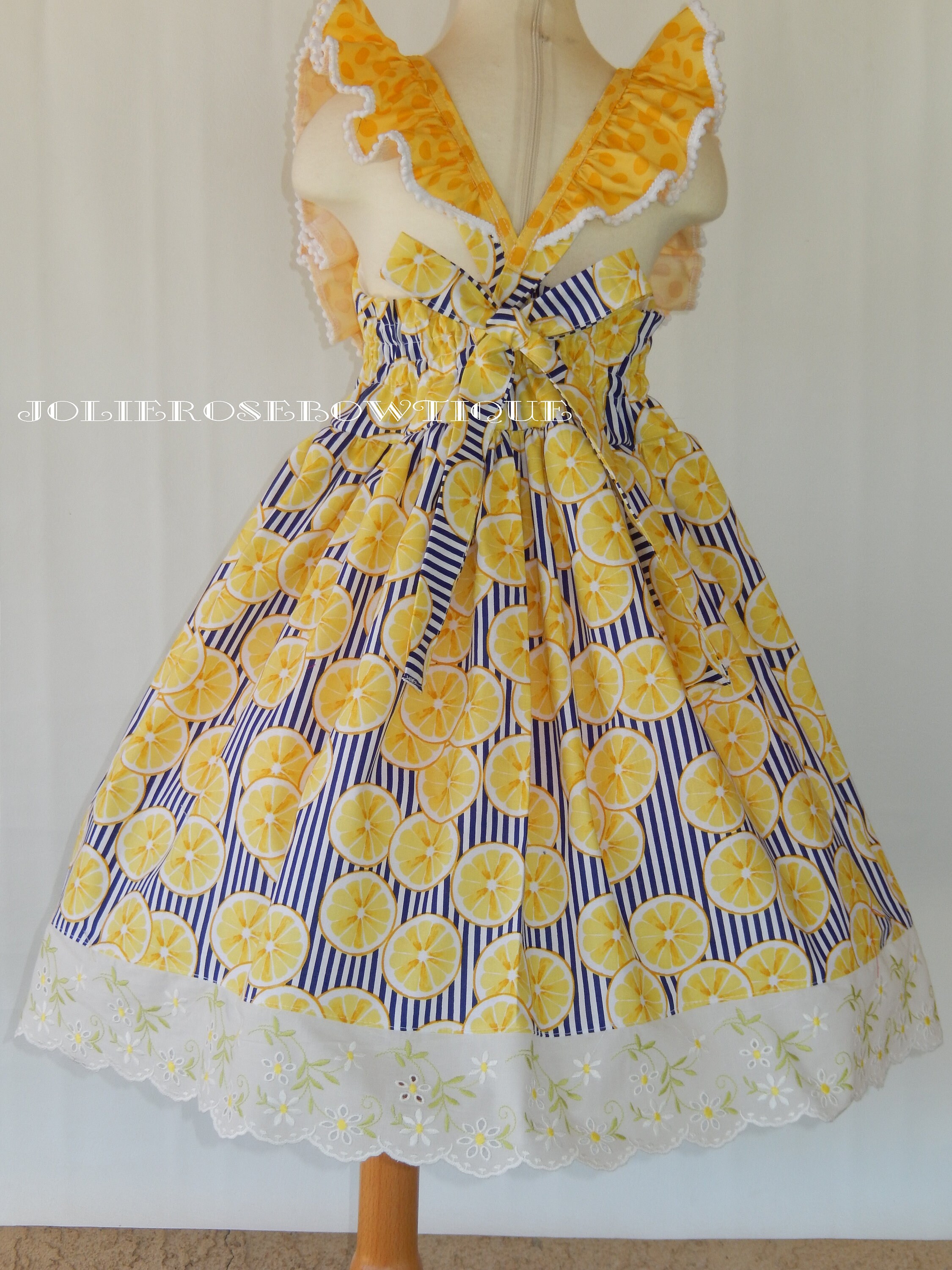 Lemon dress lemonade dress lemonade birthday dress lemonade Etsy