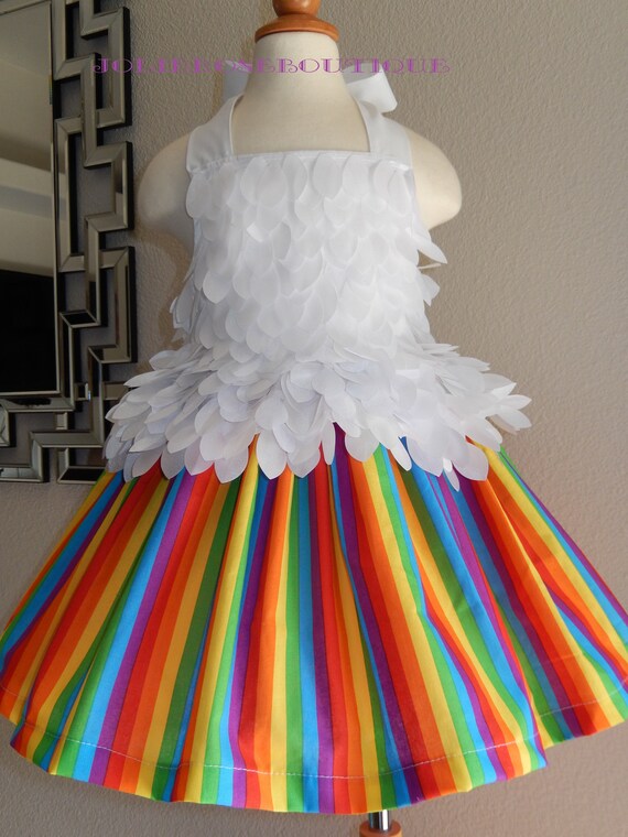 5t rainbow dress