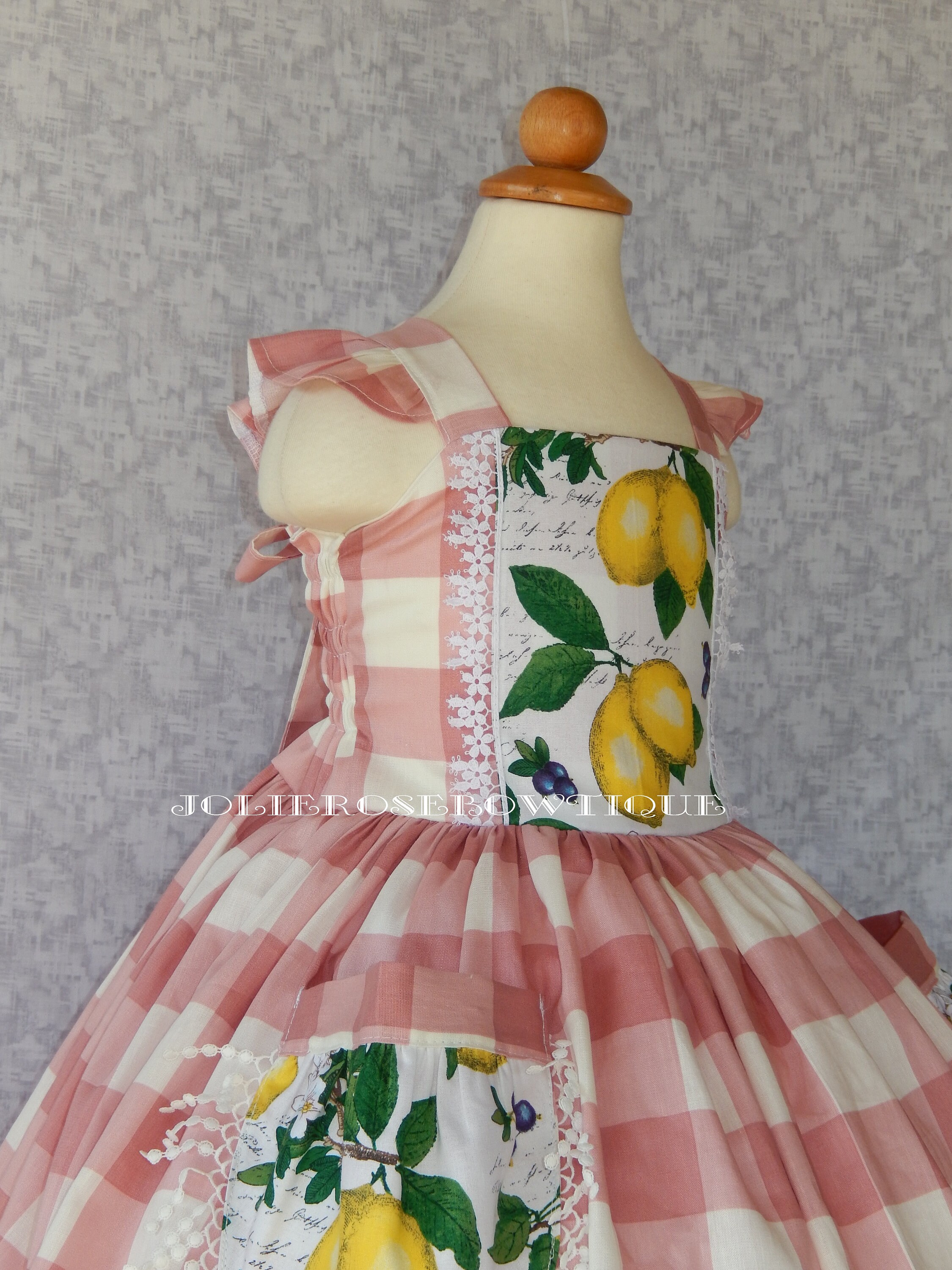 Lemon Dress Lemonade Dress Lemonade Birthday Dress Lemonade Etsy