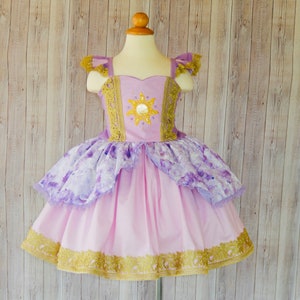 Princess Rapunzel  Dress, Rapunzel  Dress, Princess Dress, Rapunzel  Outfit, Rapunzel  Girl Dress,