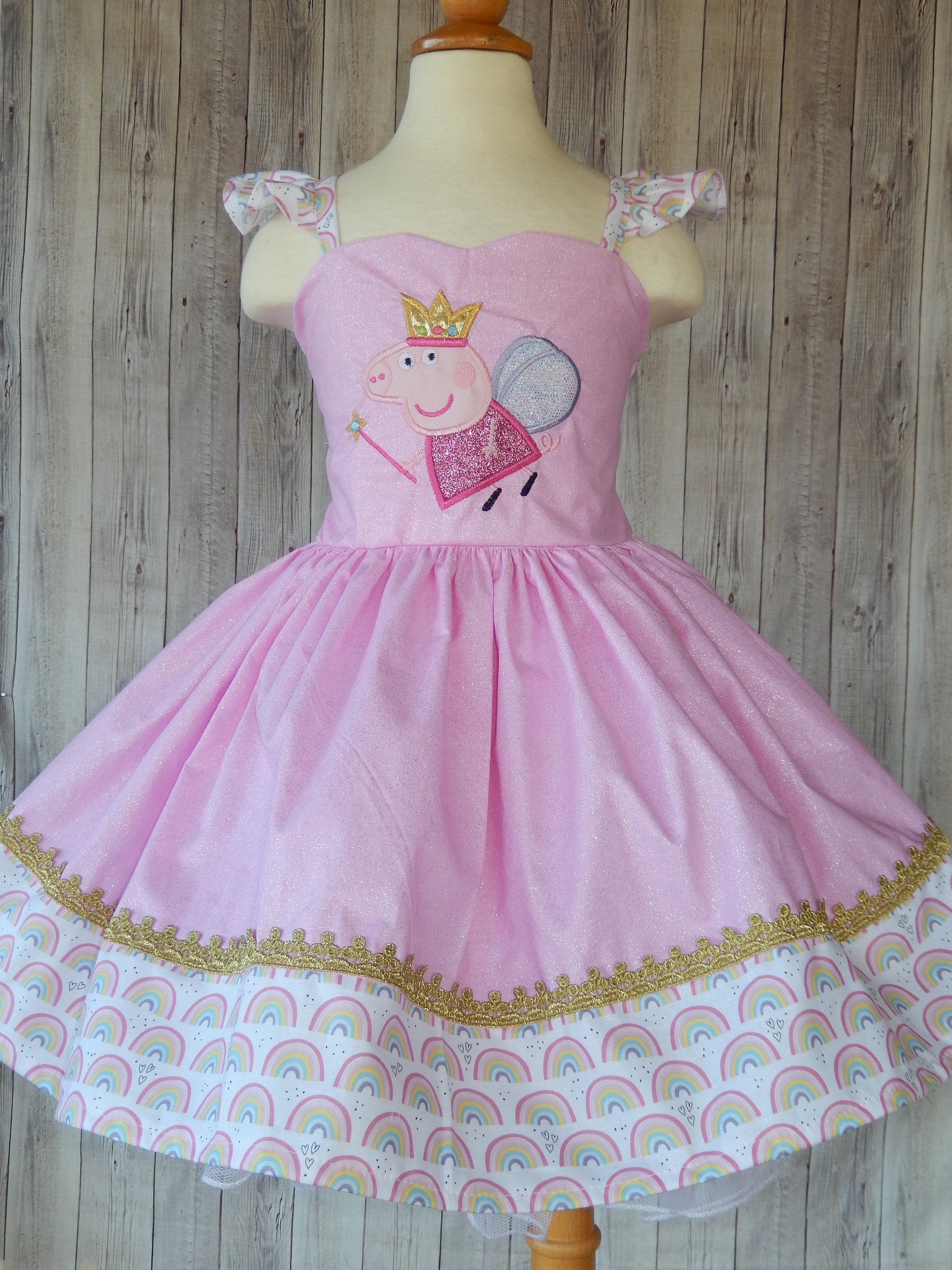 Peppa Pig Dress Peppa Pig Shirtpeppa Pig Outfit Etsy