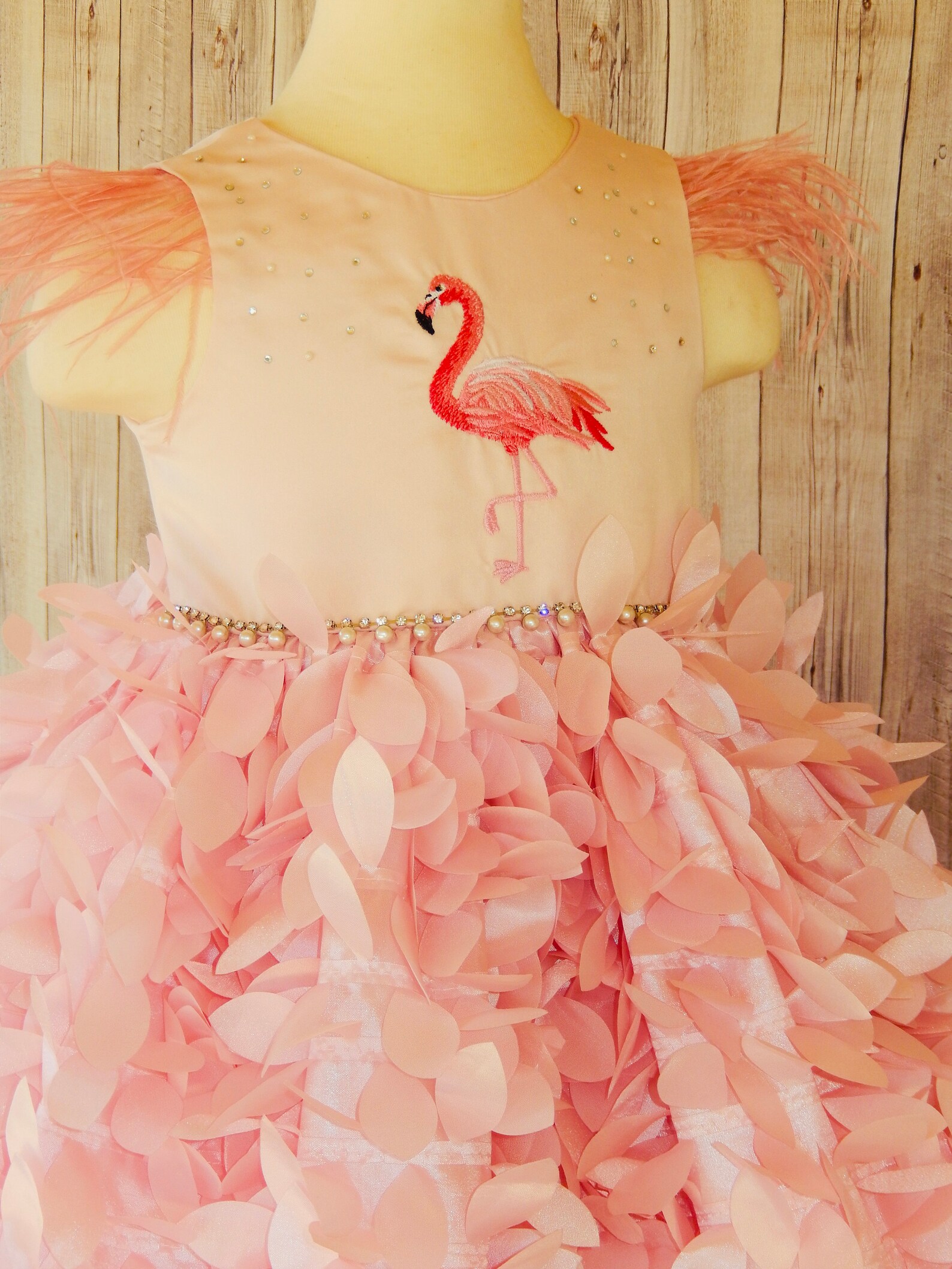Flamingo Dress Flamingo Party Dress Pink Flamingo Dress Etsy