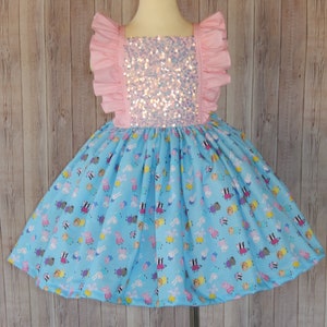 Peppa Pig Dress, Peppa Pig ,Peppa Pig Birthday Dress