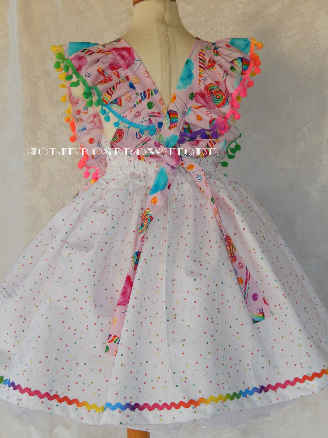 Candy Land Dresscandy Land Girl Dress Candy Land Party Etsy