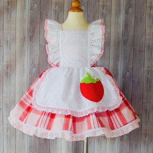 Decoration Strawberry Dress Set - White [252PST02-210501-wh