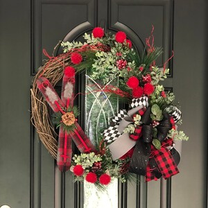 Farmhouse Winte Wreath for Your Front Door