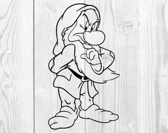 Download Grumpy dwarf | Etsy