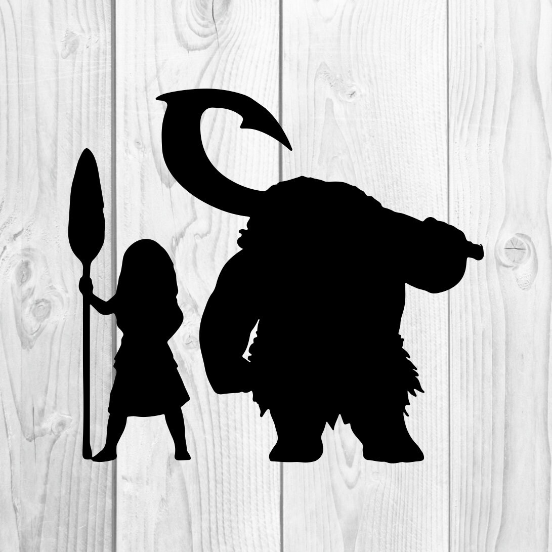 Download Eps dxf Moana Maui SVG Cricut Silhouette png ai cdr pdf | Etsy