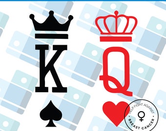 King And Queen Svg Etsy