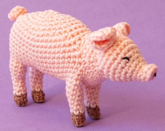 Patron de cochon au crochet