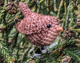Wren Crochet Pattern - Bird Amigurumi Pattern