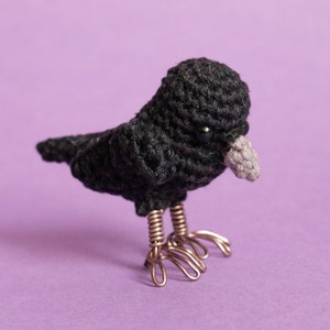 Raven Crochet Pattern - Crow Amigurumi Pattern
