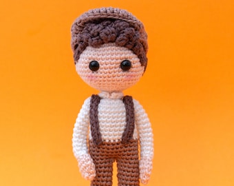 Crochet Doll Pattern, Amigurumi Doll Pattern, Boy Doll Pattern