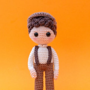 Crochet Doll Pattern, Amigurumi Doll Pattern, Boy Doll Pattern