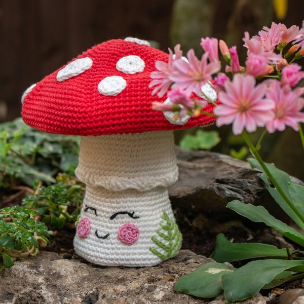 Toadstool Amigurumi Pattern - Crochet Your Own Mushroom - Fall Crochet Pattern