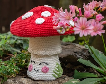 Toadstool Amigurumi Pattern - Crochet Your Own Mushroom - Fall Crochet Pattern