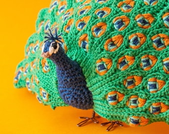 Peacock Amigurumi Pattern - Peacock Crochet Pattern