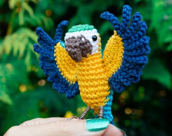 Macaw Amigurumi Pattern - Parrot Crochet Pattern