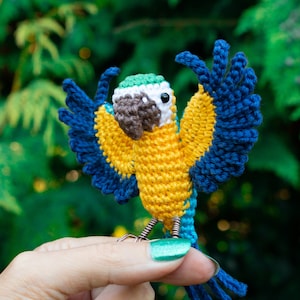 Macaw Amigurumi Pattern - Parrot Crochet Pattern