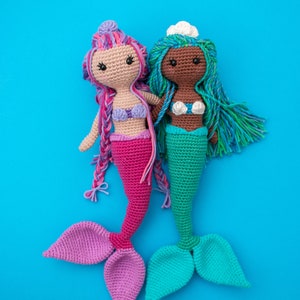 Mermaid Crochet Pattern, Mermaid Doll Pattern, Amigurumi Pattern