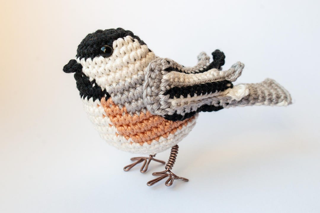 Chickadee Crochet Pattern - Realistic Bird Amigurumi Pattern - Etsy