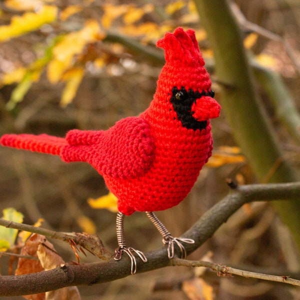 Cardinal Crochet Pattern - Bird Amigurumi Pattern