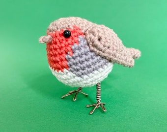 Robin Crochet Pattern - Bird Amigurumi Pattern