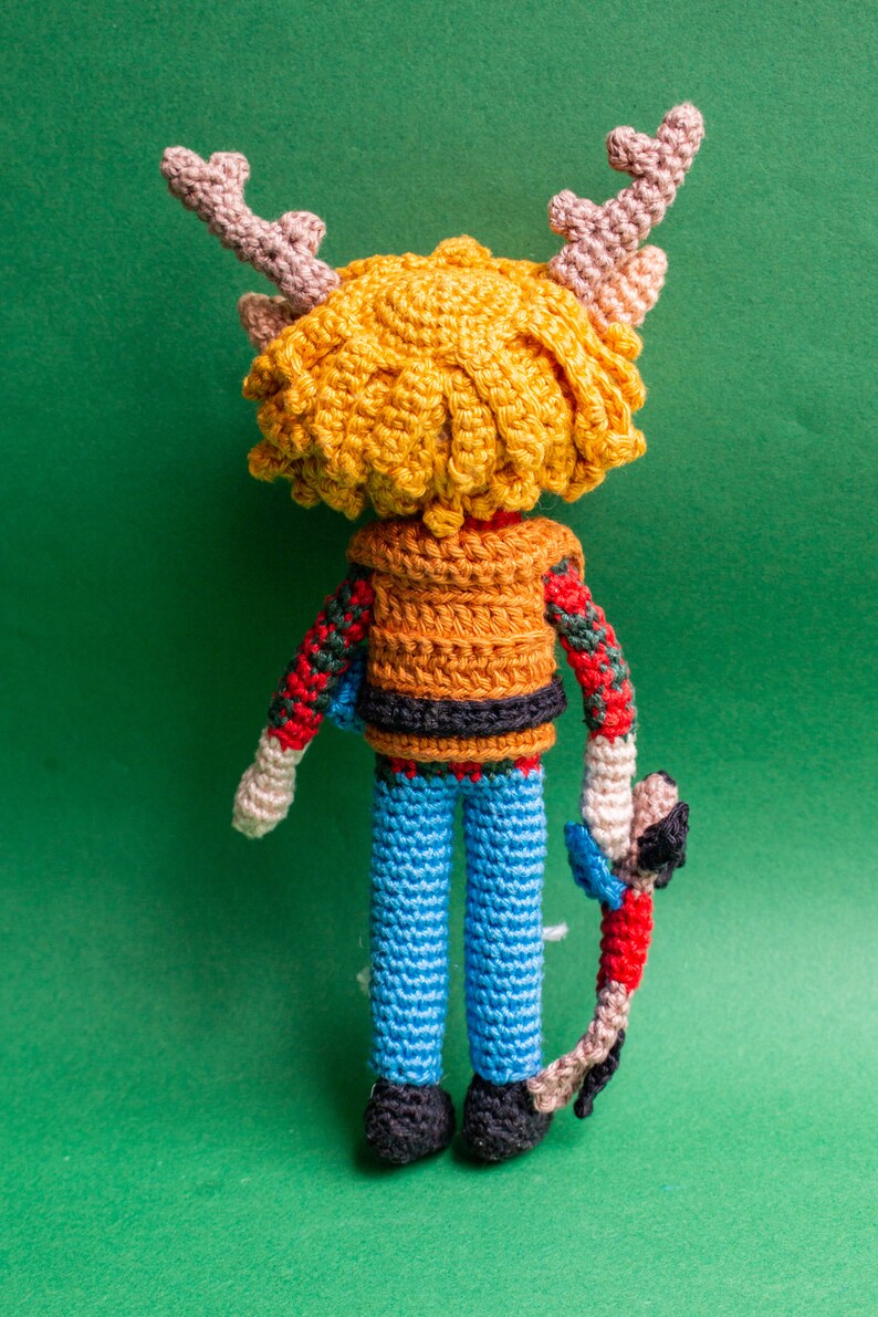 Boy Doll Amigurumi Pattern, Crochet Deer Pattern, PDF Amigurumi Pattern image 7