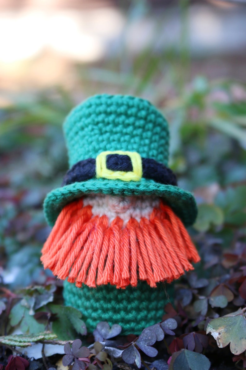 Leprechaun Crochet Pattern PDF downloadable Amigurumi Pattern for St. Patrick's Day image 2
