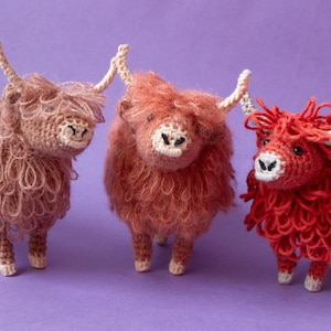 Highland Cow Crochet Pattern