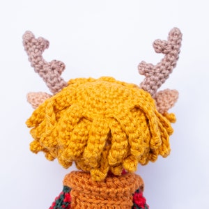Boy Doll Amigurumi Pattern, Crochet Deer Pattern, PDF Amigurumi Pattern image 5