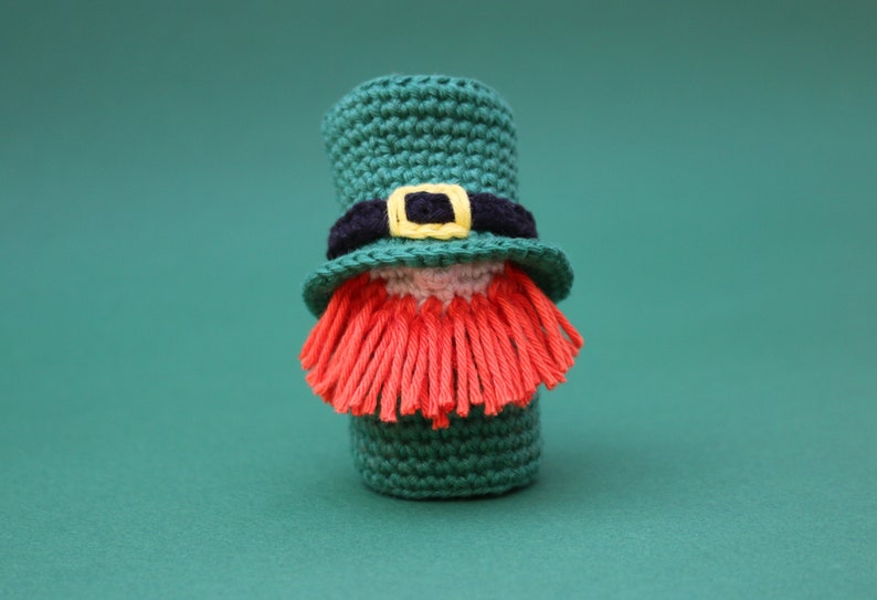 Leprechaun Crochet Pattern PDF downloadable Amigurumi Pattern for St. Patrick's Day image 4