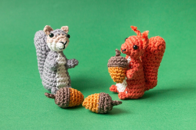 Squirrel Amigurumi Pattern Squirrel Crochet Pattern image 1