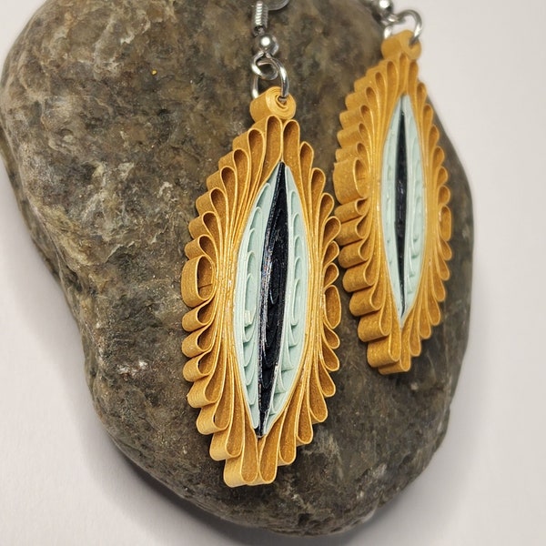 Quilled Earrings Etsy