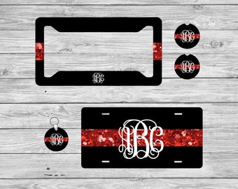 Firefighter Printed Vanity Front License Plate Tag KCFP154 Firefighter Printed Vanity Front License Plate Tag KCFP154