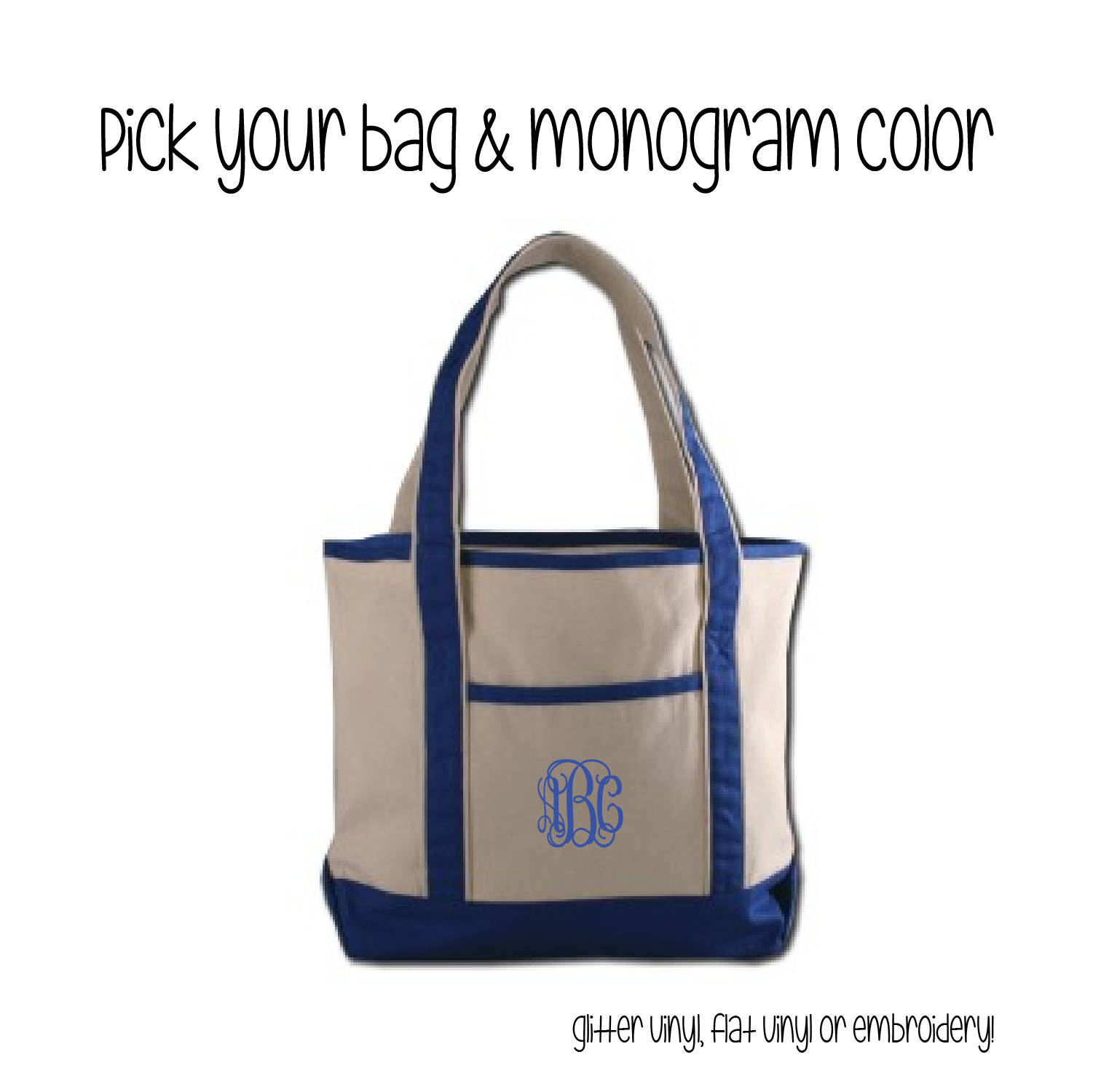 Monogrammed Tote Bag Monogrammed Bag Monogrammed Tote Etsy