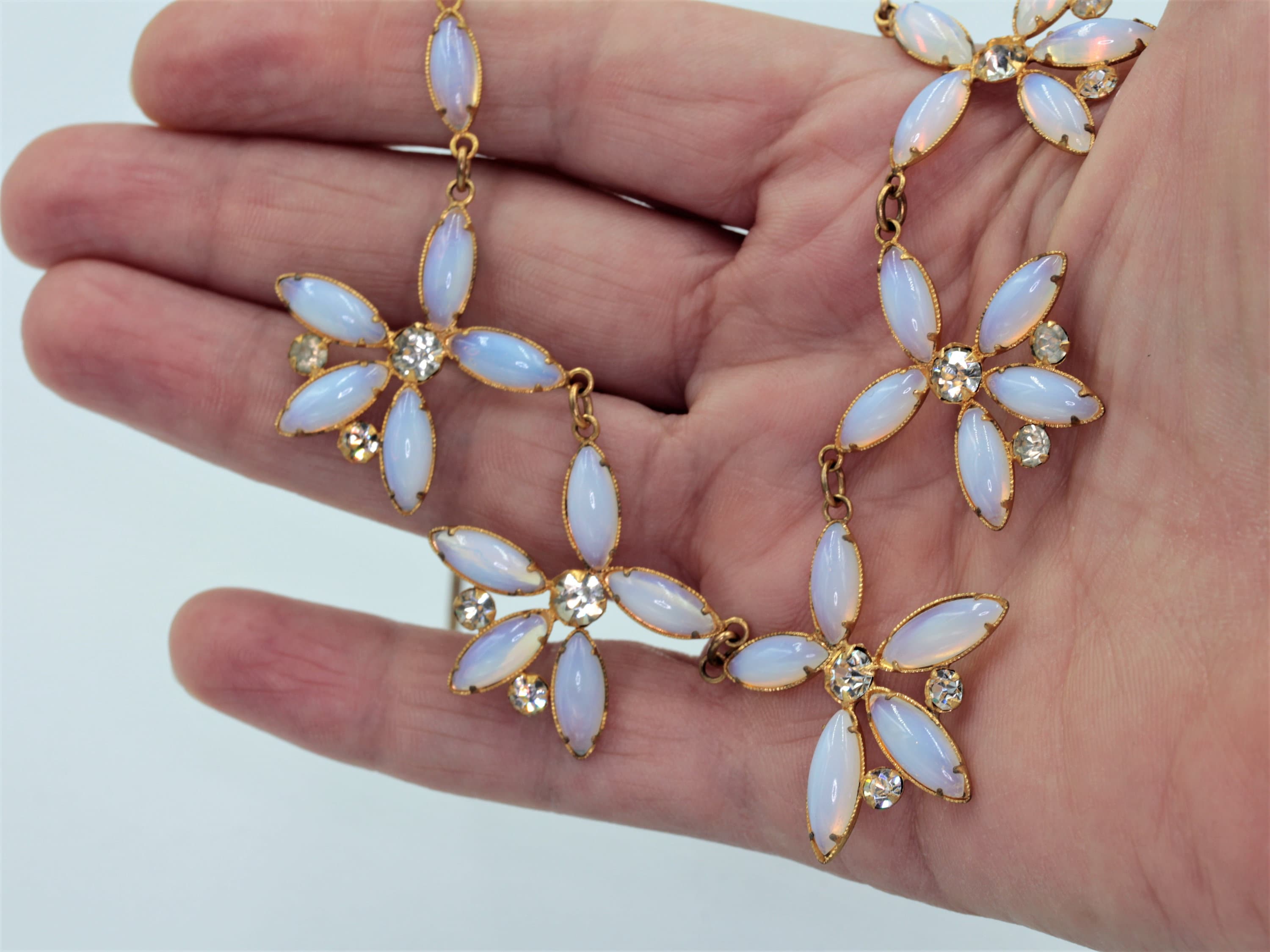 Beautiful Japanese Gold Plated 30s/40s Feminine Necklace - Etsy UK