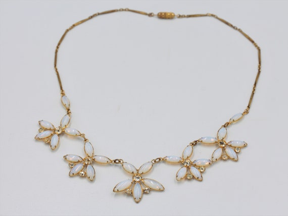 Beautiful Japanese gold plated 30s/40s Feminine N… - image 7