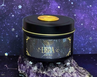 LIBRA Mini Soy Candle 4oz. Tin Jar