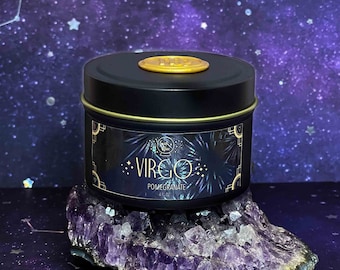 VIRGO Mini Soy Candle 4oz. Glass Jar