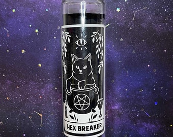 HEX BREAKER Prayer Candle – 7 Day Glass Candle