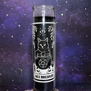 HEX BREAKER Prayer Candle – 7 Day Glass Candle