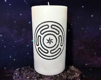 HECATES Wheel -  Pillar Candle