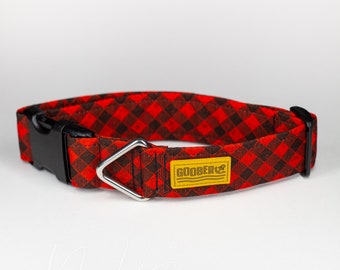 The Lumberjack Dog Collar, Personalized Dog Collar, Water Resistant, Stainless Steel, Vegan, 316 Stainless Steel