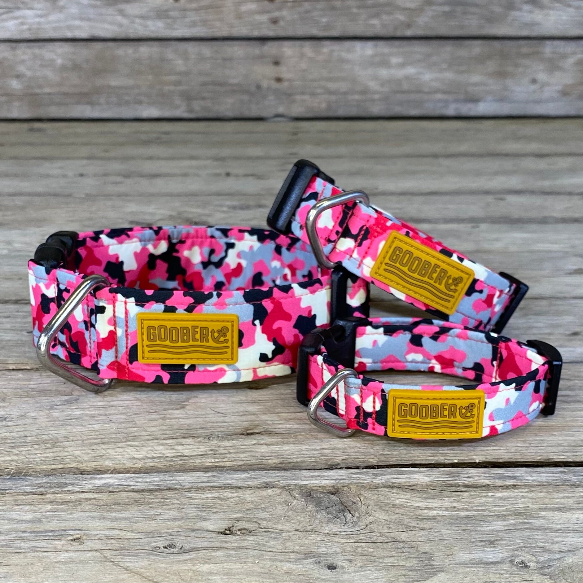 Pink Camo Dog Collar Personalized Dog Collar Water Etsy